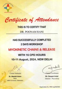 Certificates of attandace